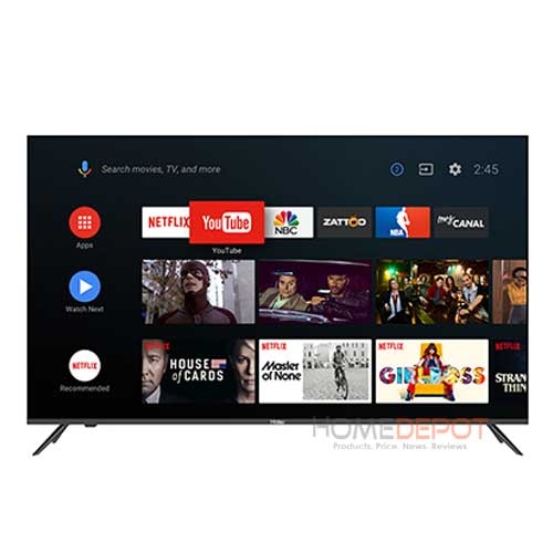 Haier 55 Inches LE55K6600UG Bezel Less 4K Google Android 9.0 Smart TV